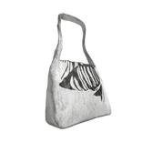 white zebra grunge washed distressed bag 1.0