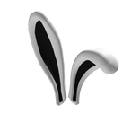 White&Black Bunny Ears