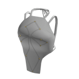 White/Cross Pattern Thin Strappy Top