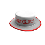 Wide Brimmed Happy Birthday Hat