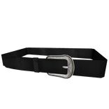 Wild West Black Leather Belt