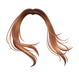 Wind Swept Bangs in Ginger