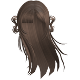 ♡ windy wispy milk tea brown shoujo anime hair 