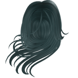  ♡ Windy Wispy Teal Anime Hair