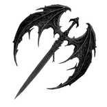 Winged Gothic Demon Sword