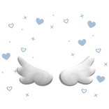 wings and heart aura (blue)