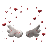 wings and heart aura (red)
