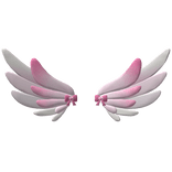 ꒰♡ Pink Angelic Love Wings With Cutesy Bows