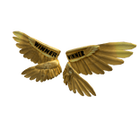 WINNER Gold/Golden Trophy Guardian Angel Wings