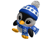 Winter Penguin Shoulder Plush