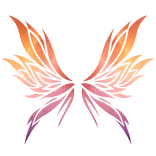 ❄️ Winter Sunset Galaxy Fairy Wings 🌟