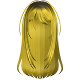 🖤 wispy anime long vamp hair yellow