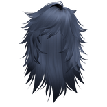 Wispy Emo Scene Hair (Blue)
