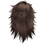 Wispy Emo Scene Hair (Brown)