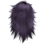 Wispy Emo Scene Hair (Purple)