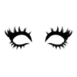 Wispy Mime Lashes with Liner in Black (Narrow)