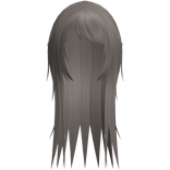 wispy side bang rockstar hair in ash