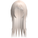 wispy side bang rockstar hair in blonde