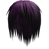 wispy violet long japanese/vkei hair 