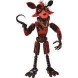 Withered Foxy FNAF 2 cutout