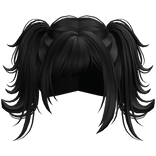 Wolfcut Popstar Pigtails (Black)