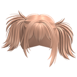 Wolfcut Tilted Anime Messy Pigtails (Honey)