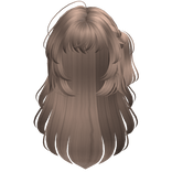 Wolfcut with Side Ponytail (Milktea)