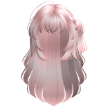 Wolfcut with Side Ponytail (Pink)