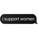 women supporter text