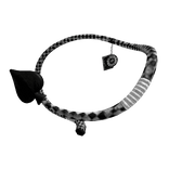Wonderland Harlequin Jester Cat Tail (Black)