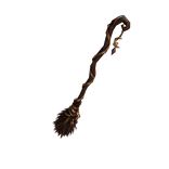 Wooden Witch Broom