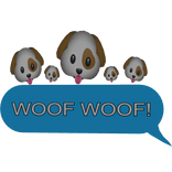 Woof Woof Text Bubble