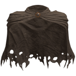 Worn Distressed Brown Paladin Cloak
