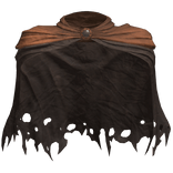Worn Distressed Brown Paladin Cloak