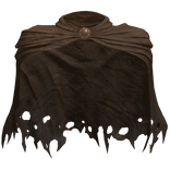 Worn Distressed Brown Paladin Cloak