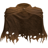 Worn Distressed Brown Paladin Cloak