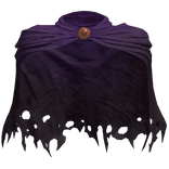 Worn Distressed Purple Paladin Cloak