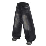 Worn Grey Jeans