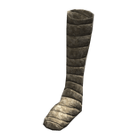 Worn Right Foot Bandages