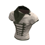Wrap Collar Hussar Shirt (Green)