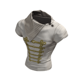 Wrap Collar Hussar Shirt (Off-White)