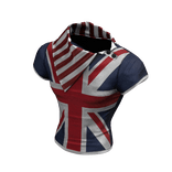 Wrap Collar Shirt (Union Jack)