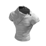 Wrap Collar Shirt (White)