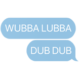wubba lubba dub dub rick morty text
