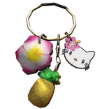 Pineapple Hibiscus Kitty Gyaru waist Charms 1.0