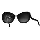 ( #˰x) ʹʹbig broken scene glasses 