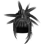 XCX Spikey Brat Bun (Black and Grey)