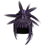 XCX Spikey Brat Bun (Black and Purple)
