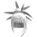 XCX Spikey Brat Bun (White)