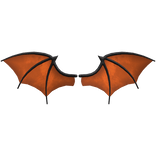 XL Orange Bat Wings